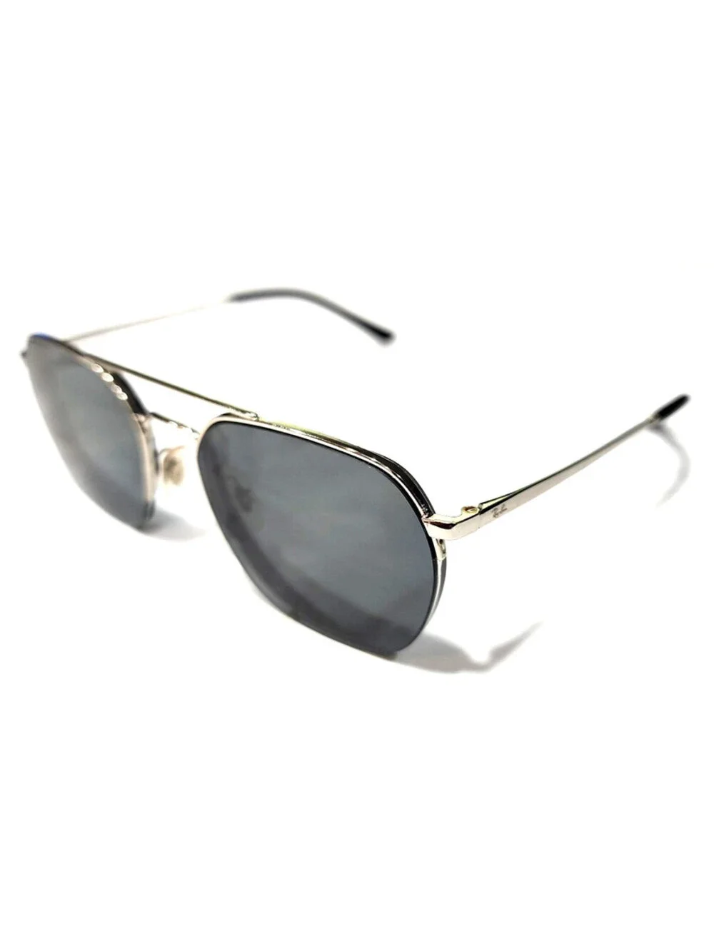 Ray Ban RB6444 2501 Silver Metal Square Eyeglasses 53-18 140 No Lenses